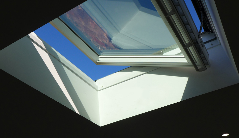 Velux window starview from bed